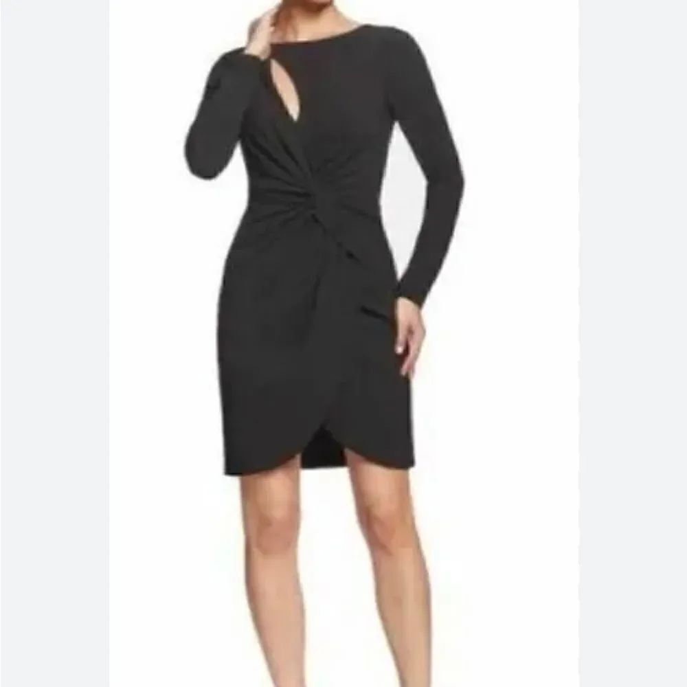 Dress the Population Coby Crepe Twist-Front Dress size 3X EUC